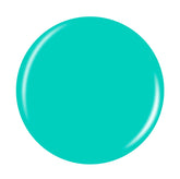 Aloe Stranger Aqua Blue nail lacquer swatch in a bright and bold turquoise shade, ideal for a fresh and vibrant look.
